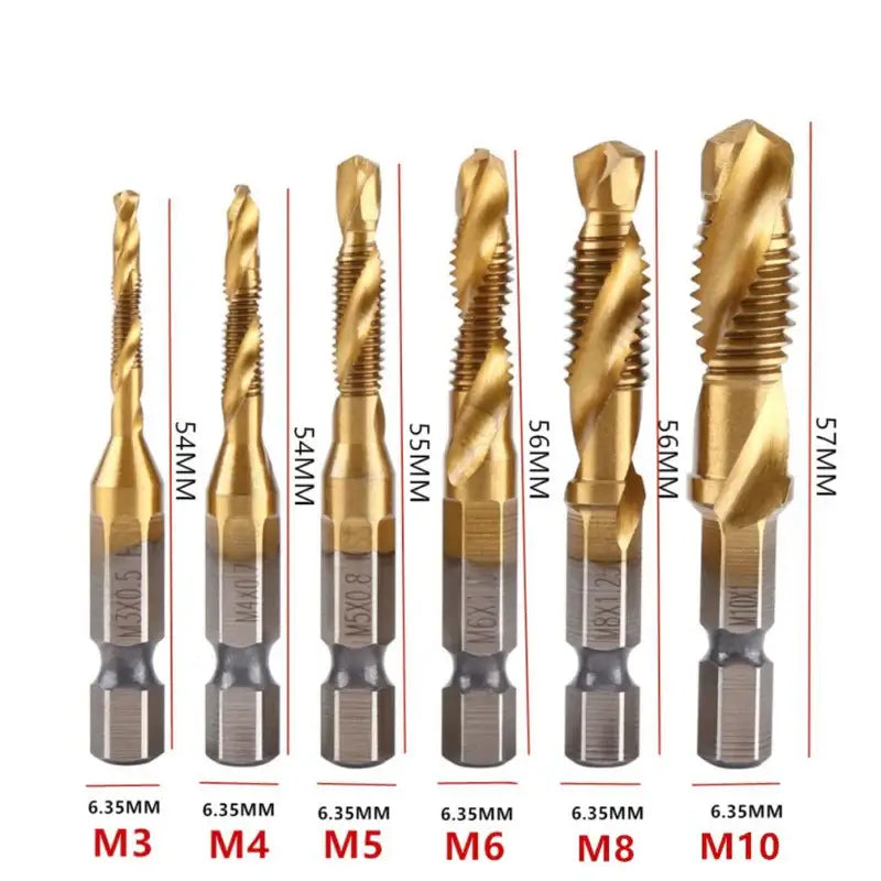 KIT DE BROCAS TRIPLE FUNCIÓN HEXAGONALES