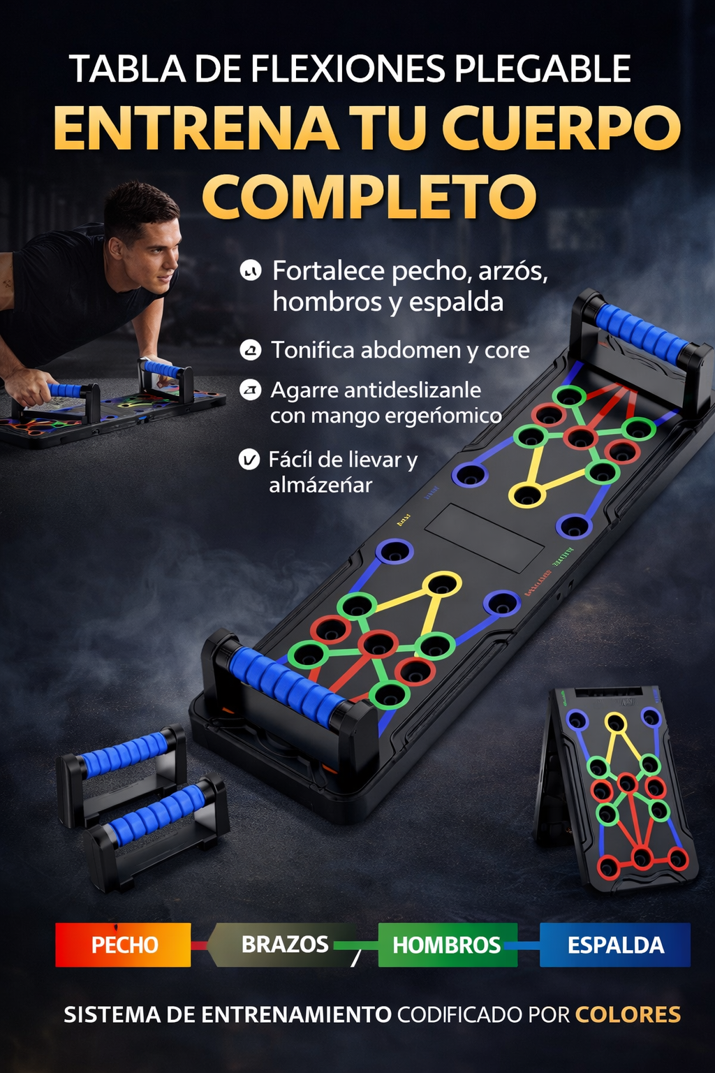 Tabla Push Up Para Flexiones 💪 + ENVIO GRATIS 🎁