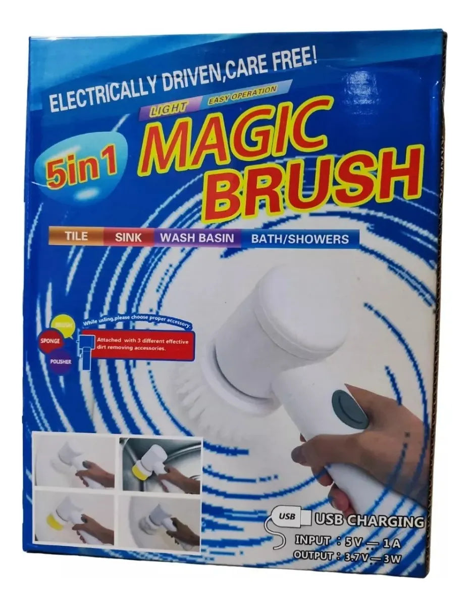 CEPILLO ELÉCTRICO LIMPIEZA 5 en 1 RECARGABLE  🫧