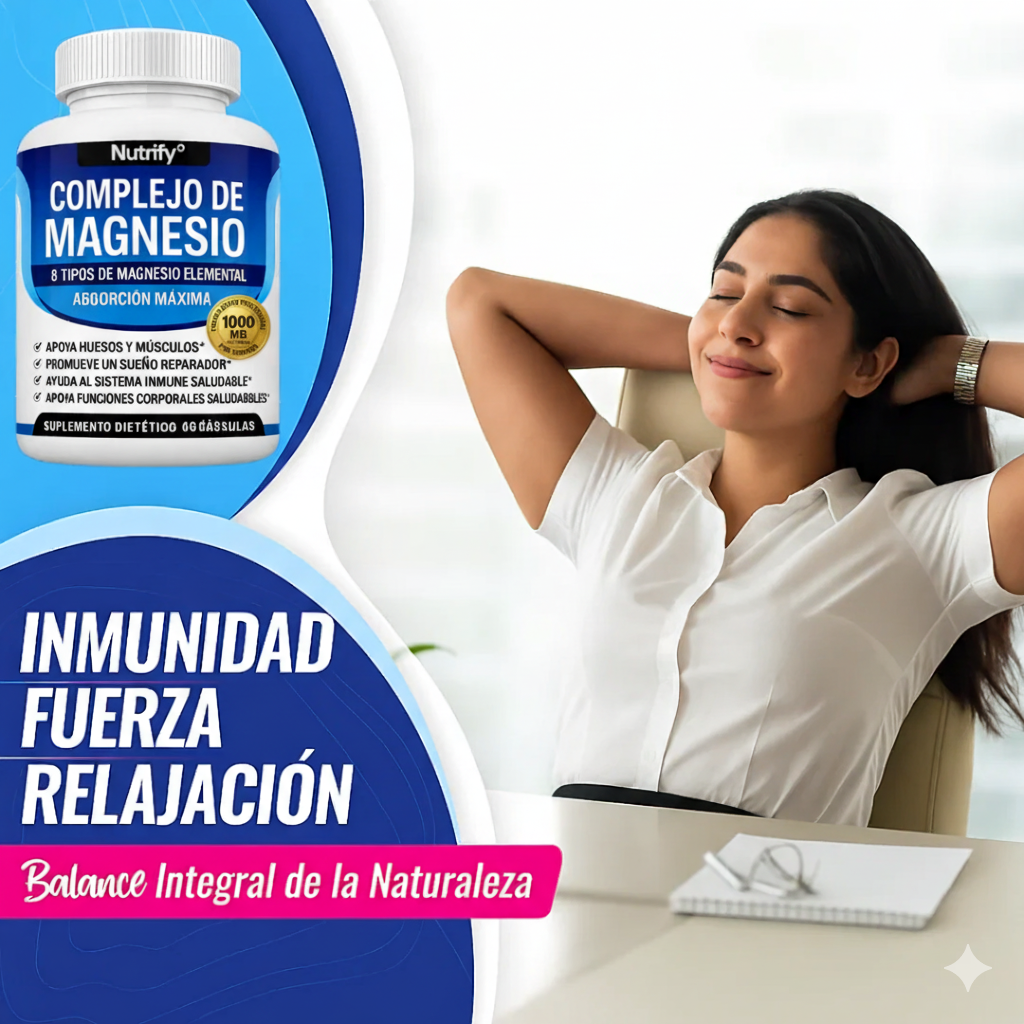 💪✨ Magnesio Complex™ — 8 Tipos de Magnesio en 1 💊⚡+ ENVIO GRATIS 🚚