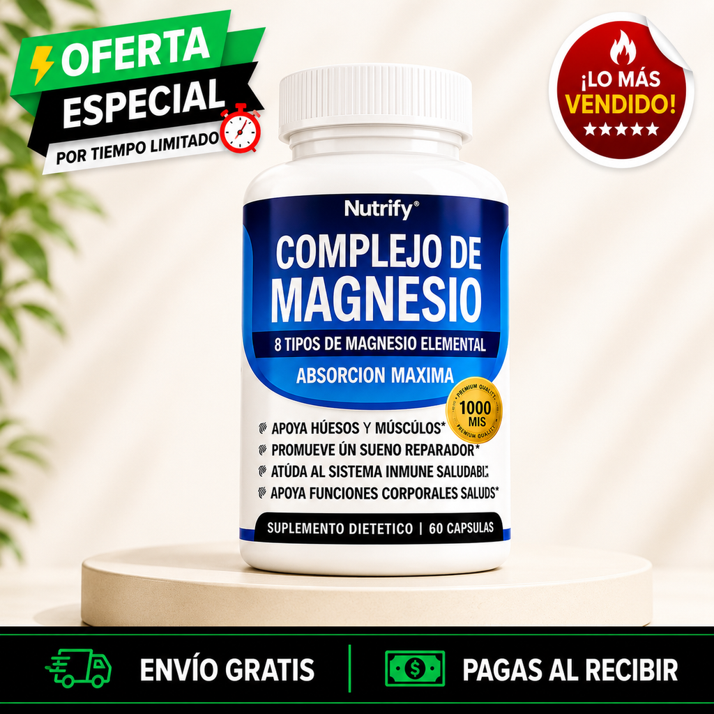💪✨ Magnesio Complex™ — 8 Tipos de Magnesio en 1 💊⚡+ ENVIO GRATIS 🚚