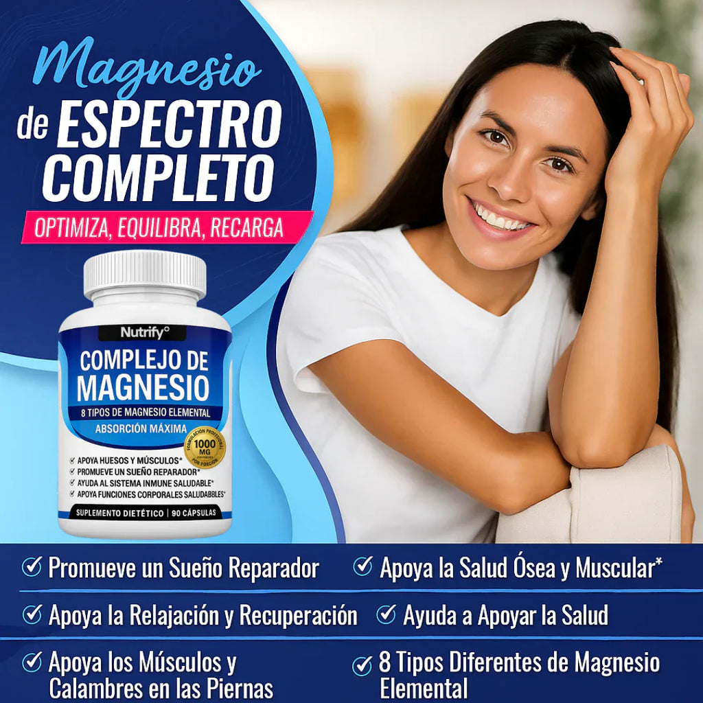 💪✨ Magnesio Complex™ — 8 Tipos de Magnesio en 1 💊⚡+ ENVIO GRATIS 🚚