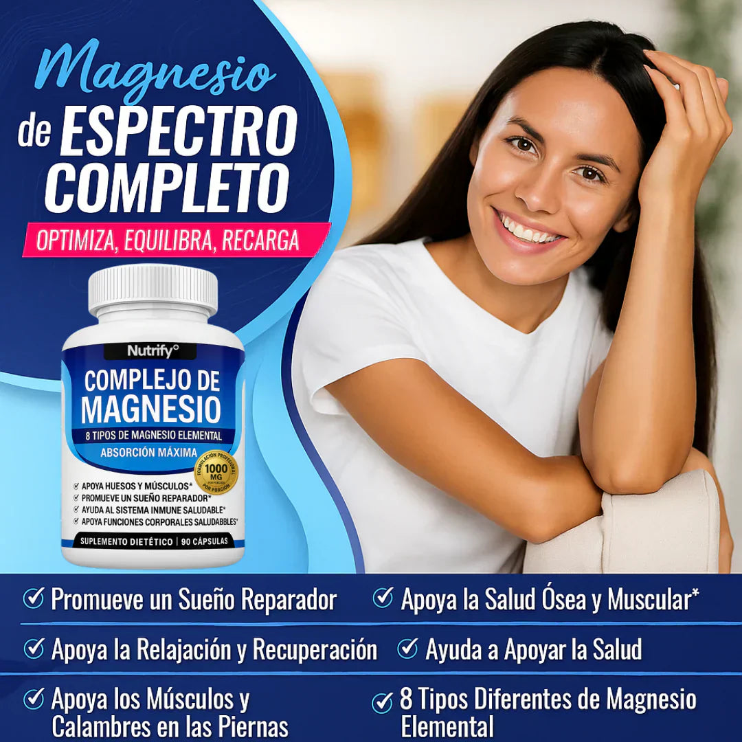 💪✨ Magnesio Complex™ — 8 Tipos de Magnesio en 1 💊⚡+ ENVIO GRATIS 🚚